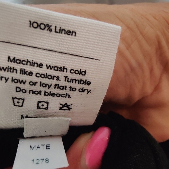 MATE the Label Black Linen Long Sleeve Jumpsuit Small NWT $248 - Picture 11 of 11